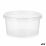 Kerek ebéddoboz fedéllel Leknes UT005NC01 Átlátszó polipropilén 500 ml 12,5 x 6,2 x 12,5 cm (24 egység) MOST 10163 HELYETT 6085 Ft-ért!