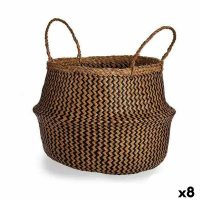   Dekoratív kosár Barna Fekete Juncus 8 L 36 x 30 x 36 cm (8 egység) MOST 62130 HELYETT 48879 Ft-ért!