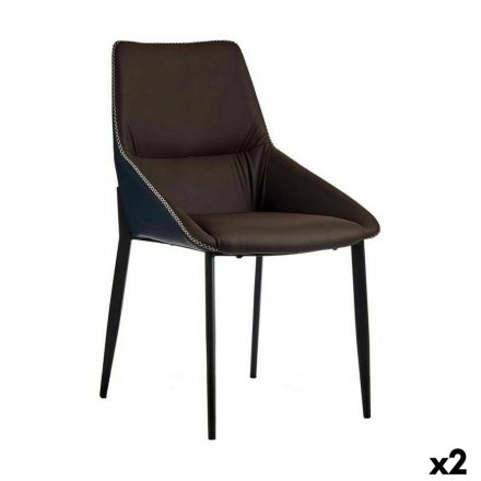 Karosszék fonott Kék Barna Acél 50 x 87 x 61 cm (2 egység) MOST 123903 HELYETT 97484 Ft-ért!