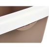 Macskaalom doboz Fehér Bézs szín Műanyag 38 x 16 x 58,5 cm (11 Rgység) MOST 56089 HELYETT 38222 Ft-ért!