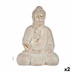  Dekoratív kerti figura Buddha Polyresin 22,5 x 41,5 x 29,5 cm (2 egység) MOST 56607 HELYETT 38577 Ft-ért!