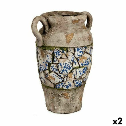 Dekoratív kerti figura Ibergarden ZD19007 Polyresin Váza 21 x 34,5 x 28 cm (2 egység) MOST 53142 HELYETT 36213 Ft-ért!