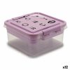 Ékszeres doboz Lila Átlátszó Műanyag 24,5 x 11,5 x 26 cm (12 egység) MOST 51696 HELYETT 35229 Ft-ért!