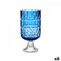   Váza Faragott Kék Kristály 13 x 26,5 x 13 cm (6 egység) MOST 53792 HELYETT 36659 Ft-ért!