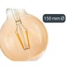 LED Izzók Vintage E27 Átlátszó 4 W 14 x 19 x 14 cm (12 egység) MOST 87715 HELYETT 69010 Ft-ért!
