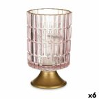   LED lámpa Rózsaszín Aranysàrga Üveg 10,7 x 18 x 10,7 cm (6 egység) MOST 53792 HELYETT 36659 Ft-ért!