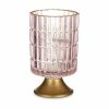 LED lámpa Rózsaszín Aranysàrga Üveg 10,7 x 18 x 10,7 cm (6 egység) MOST 53792 HELYETT 36659 Ft-ért!