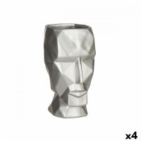   Váza 3D Arc Ezüst színű Polyresin 12 x 24,5 x 16 cm (4 egység) MOST 43861 HELYETT 29888 Ft-ért!