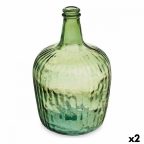   palack Csíkok Dekoráció 19,5 x 35,5 x 19,5 cm Zöld (2 egység) MOST 20821 HELYETT 13352 Ft-ért!