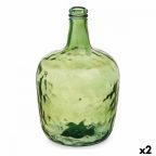   palack Smooth Dekoráció Zöld 22 x 37,5 x 22 cm (2 egység) MOST 20821 HELYETT 13352 Ft-ért!
