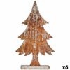Dekoratív Figura Karácsonyfa Ezüst színű Fa 5 x 49,5 x 26 cm (6 egység) MOST 77985 HELYETT 61355 Ft-ért!