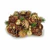 Karácsonyi gyertyatartó Barna Átlátszó Aranysàrga Üveg Műanyag 19 x 9 x 19 cm (4 egység) MOST 18640 HELYETT 11434 Ft-ért!
