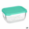 Uzsonnás doboz Pasabahce SNOW BOX Zöld Átlátszó Üveg Polietilén 420 ml 12,5 x 6 x 9,5 cm (12 egység) MOST 20264 HELYETT 12435 Ft-ért!