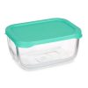 Uzsonnás doboz Pasabahce SNOW BOX Zöld Átlátszó Üveg Polietilén 420 ml 12,5 x 6 x 9,5 cm (12 egység) MOST 20264 HELYETT 12435 Ft-ért!