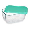 Uzsonnás doboz Pasabahce SNOW BOX Zöld Átlátszó Üveg Polietilén 420 ml 12,5 x 6 x 9,5 cm (12 egység) MOST 20264 HELYETT 12435 Ft-ért!