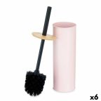   WC-kefe Rózsaszín Fém Bambusz Műanyag 9,5 X 27 X 9,5 cm (6 egység) MOST 24293 HELYETT 15585 Ft-ért!