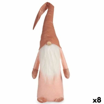 Dekoratív Figura Gnóm Fehér Rózsaszín Poliészter Fa Homok 20 x 100 x 25 cm (8 egység) MOST 56576 HELYETT 44513 Ft-ért!