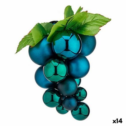 Karácsonyi dísz Szőlő Mini Kék Műanyag 15 x 15 x 20 cm (14 egység) MOST 46707 HELYETT 31831 Ft-ért!
