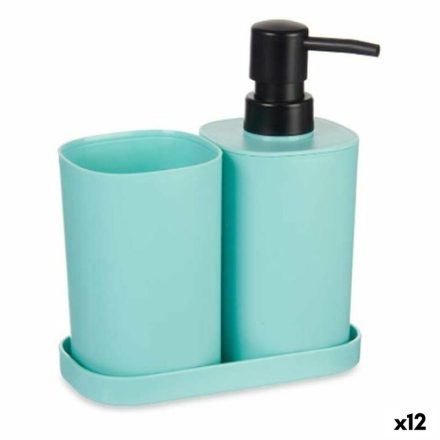 Fürdőszett Berilo B8108-S3-MINT Fekete Zöld polipropilén (12 egység) MOST 33559 HELYETT 20587 Ft-ért!