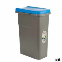   Szemetes láda Stefanplast Kék Szürke Műanyag 25 L (6 egység) MOST 48765 HELYETT 33236 Ft-ért!