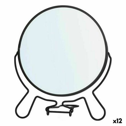 Nagyítós Tükröt Berilo B6444P-L Fekete Vas 15,5 x 18 x 1,5 cm (12 egység) MOST 12599 HELYETT 7730 Ft-ért!