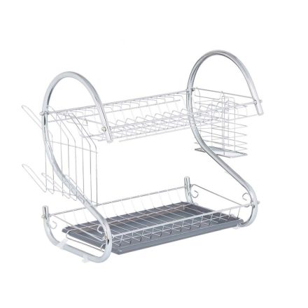 Szárító mosogatóhoz Kinvara W3816-1050 Szürke 45,5 x 24,5 x 37,5 cm MOST 11980 HELYETT 7168 Ft-ért!