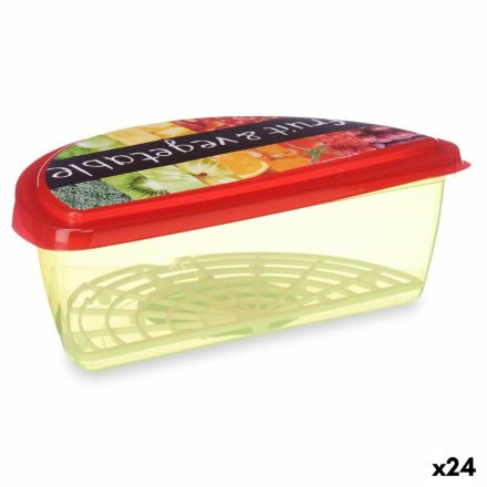 Uzsonnás doboz Leknes TP581-3 Többszínű Műanyag 23 x 8 x 13 cm Gyümölcsök és zöldségek (24 egység) MOST 43954 HELYETT 29954 Ft-ért!