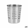 Evőeszköz szervező Kinvara 5351-5600 Ezüst színű Acél 12,5 x 14,5 x 12,5 cm (24 egység) MOST 41788 HELYETT 25638 Ft-ért!