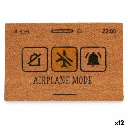 Lábtörlő Airplane Mode Sárga Természetes 60 x 1 x 40 cm (12 egység) MOST 48045 HELYETT 32740 Ft-ért!