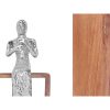 Dekoratív Figura Furulya Ezüst színű Fa Fém 13 x 27 x 13 cm MOST 47581 HELYETT 32426 Ft-ért!