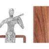 Dekoratív Figura Hegedű Ezüst színű Fa Fém 13 x 27 x 13 cm MOST 46065 HELYETT 31392 Ft-ért!