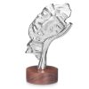 Dekoratív Figura Arc Ezüst színű Fa Fém 16,5 x 26,5 x 11 cm MOST 46065 HELYETT 31392 Ft-ért!