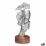 Dekoratív Figura Arc Ezüst színű Fa Fém 12 x 29 x 11 cm MOST 47581 HELYETT 32426 Ft-ért!