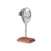 Dekoratív Figura Arc Ezüst színű Fa Fém 16 x 34 x 10 cm MOST 55563 HELYETT 37866 Ft-ért!