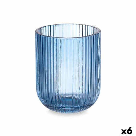 Üveg Csíkok Kék Kristály 270 ml (6 egység) MOST 6218 HELYETT 3489 Ft-ért!