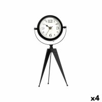   настолен часовник Tripod Fekete Fém 12 x 30 x 12 cm (4 egység) MOST 50706 HELYETT 39892 Ft-ért!
