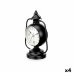   настолен часовник Lámpa Fekete Fém 17 x 25 x 11,3 cm (4 egység) MOST 54952 HELYETT 43232 Ft-ért!