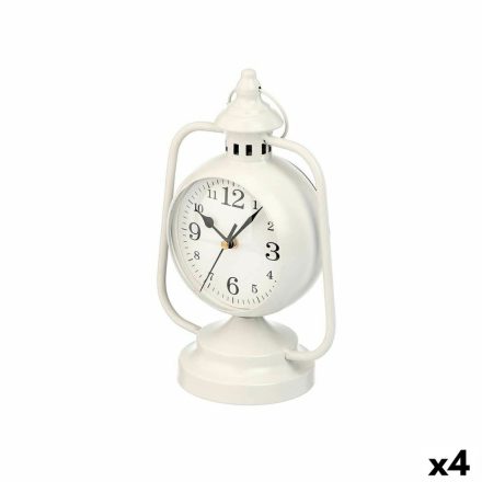 настолен часовник Lámpa Fehér Fém 17 x 25 x 11,3 cm (4 egység) MOST 56337 HELYETT 44323 Ft-ért!