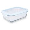 Uzsonnás doboz Vivalto 90549 Átlátszó Szilikon Boroszilikát üveg 1 L 22 x 7 x 16,5 cm (12 egység) MOST 42639 HELYETT 26159 Ft-ért!