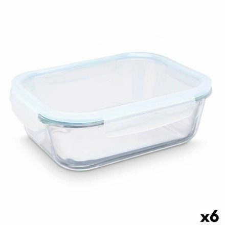 Uzsonnás doboz Vivalto C2-2260K Átlátszó Szilikon Boroszilikát üveg 2,2 L 27 x 9 x 22 cm (6 egység) MOST 37380 HELYETT 22935 Ft-ért!