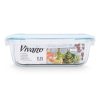 Uzsonnás doboz Vivalto C2-2260K Átlátszó Szilikon Boroszilikát üveg 2,2 L 27 x 9 x 22 cm (6 egység) MOST 37380 HELYETT 22935 Ft-ért!