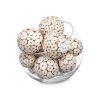 Set of Decorative Balls Barna Fehér (12 egység) MOST 38764 HELYETT 26415 Ft-ért!