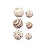 Set of Decorative Balls Barna Fehér (12 egység) MOST 38764 HELYETT 26415 Ft-ért!