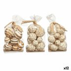   Set of Decorative Balls Fehér Barna (12 egység) MOST 38764 HELYETT 26415 Ft-ért!