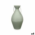   Váza 22 x 43 x 22 cm Zöld Acél (4 egység) MOST 51333 HELYETT 34981 Ft-ért!