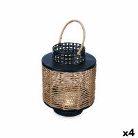   фенер Fekete Fém 17 x 23 x 17 cm (4 egység) Rattan MOST 27921 HELYETT 17131 Ft-ért!