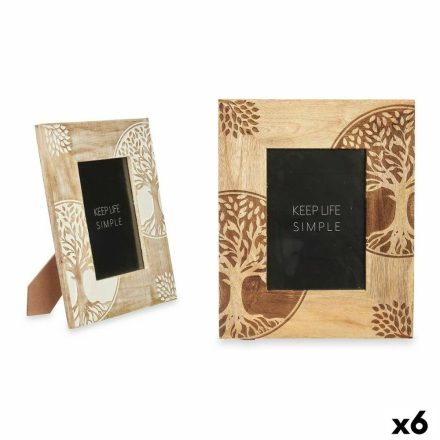 Fényképkeret Fehér Barna Mangófa Életfa 22,3 x 28 x 1,5 cm (6 egység) MOST 33404 HELYETT 20496 Ft-ért!