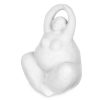 Dekoratív Figura Fehér Dolomite 14 x 18 x 11 cm (6 egység) Hölgy Yoga MOST 41866 HELYETT 25688 Ft-ért!