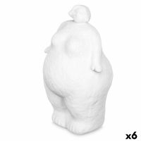   Dekoratív Figura Fehér Dolomite 14 x 25 x 11 cm (6 egység) Hölgy Álló MOST 40767 HELYETT 25018 Ft-ért!