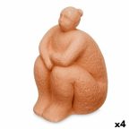   Dekoratív Figura Narancszín Dolomite 18 x 30 x 19 cm (4 egység) Hölgy Ülés MOST 41866 HELYETT 28532 Ft-ért!